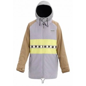 chaqueta snowboard burton loyle Lilac Gray / Timber Wolf / Sunny Lime